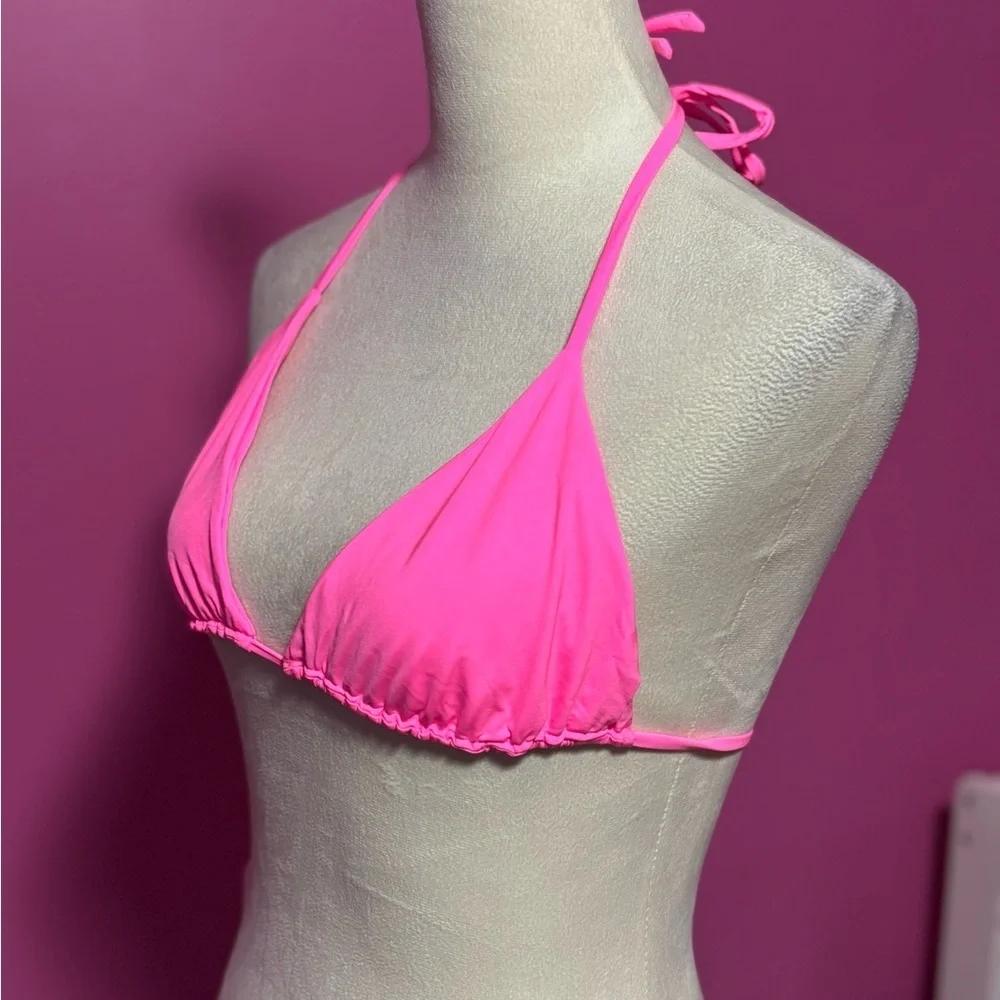 Peixoto ladies light bubblegum pink “Fifi” Bikini Top NWT! (Size M)